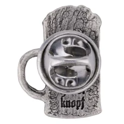 Anstecker Bierkrug Altsilber
