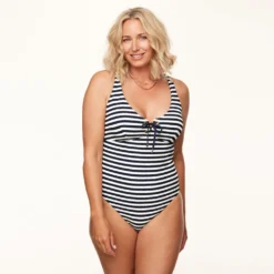 Badeanzug Navy Stripes