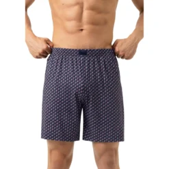 Badeshorts mit Cocktailglas-Print