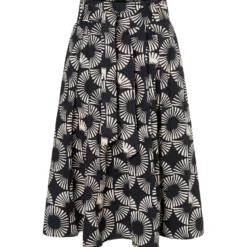 Baumwollrock mit print