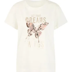 Baumwoll-shirt mit pailletten