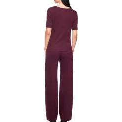 Baumwollstretch-shirt mit halbarm