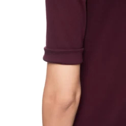 Baumwollstretch-shirt mit halbarm