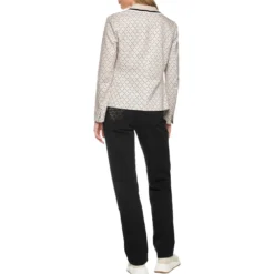 Bedruckter blazer aus scubajersey