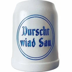 Bierkrug Durscht wiad Sau 0,5L