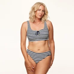 Bikini Rioslip Navy Stripes
