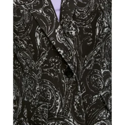 Blazer mit allover-print aus scuba-jersey