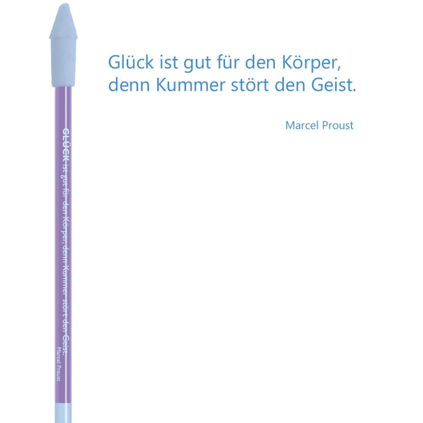 Bleistift flieder, Proust