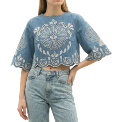 Bluse Denim Richelieux