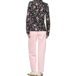 Bluse mit allover-print