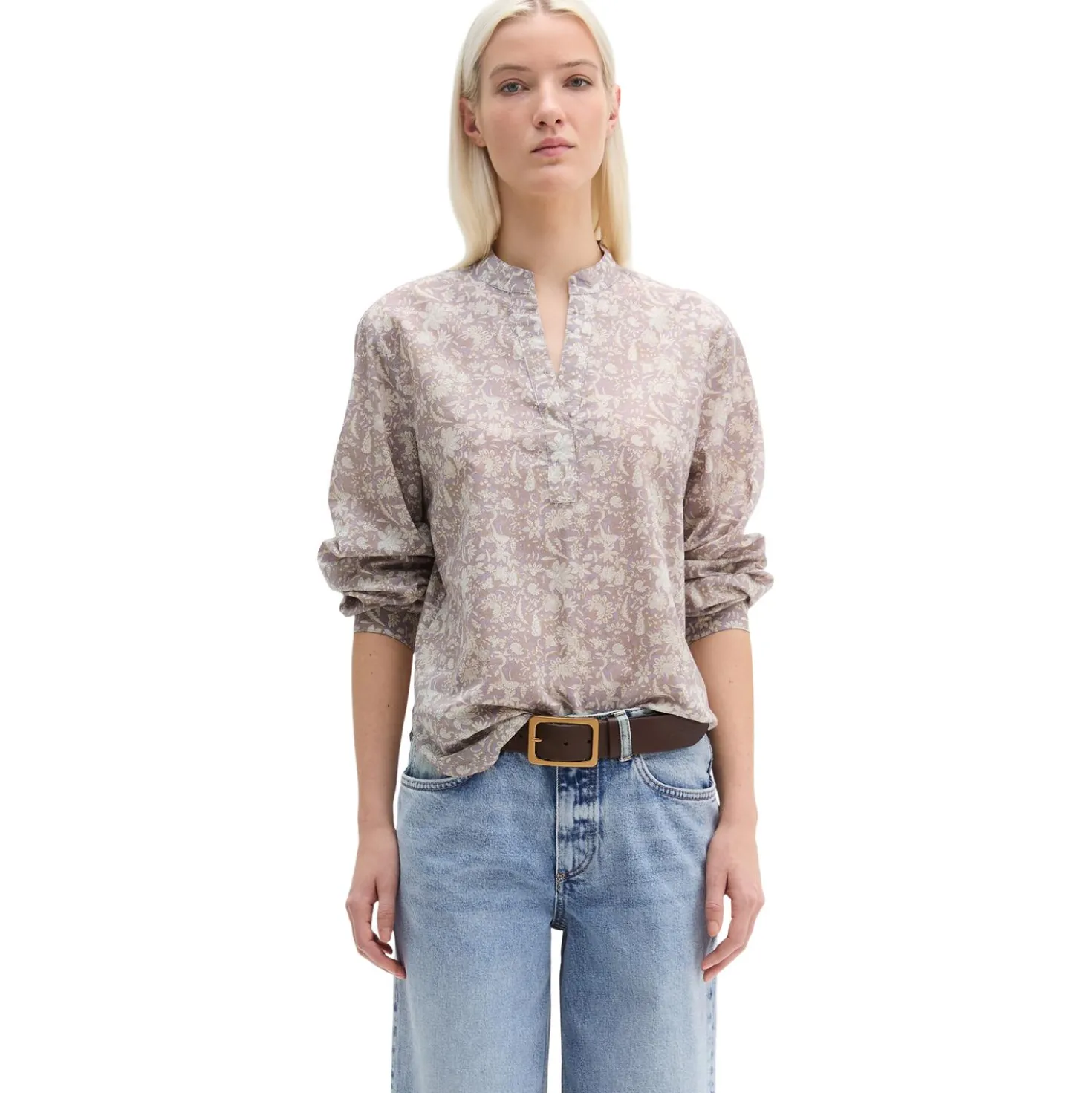 Bluse mit Blumenmuster