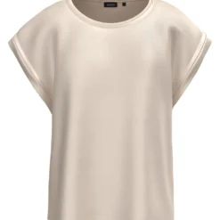 Bluse mit Kontrastsaum