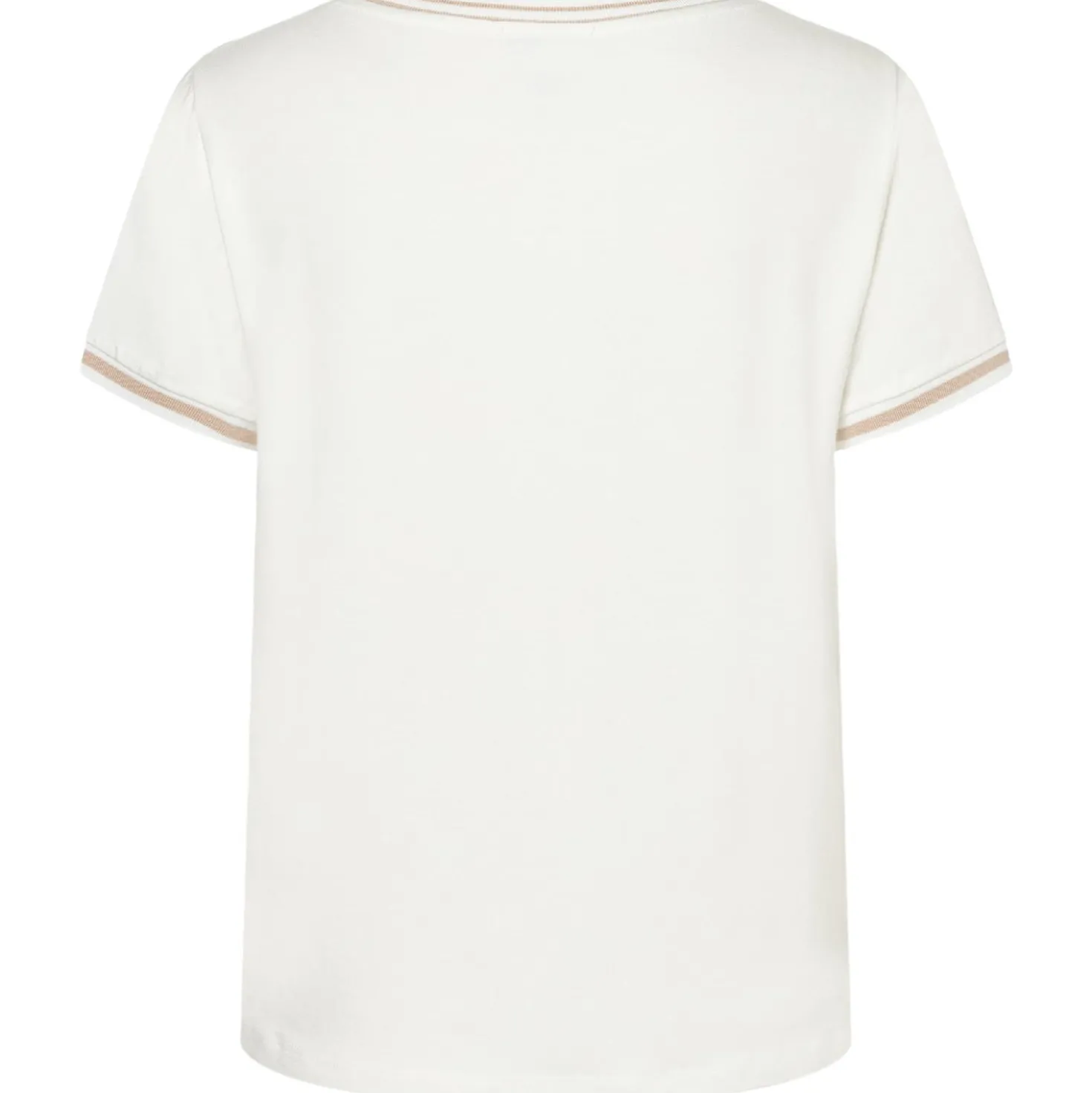 Blusenshirt mit kontrastabschlüssen
