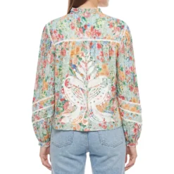 Bluse Rendeira Multicolor