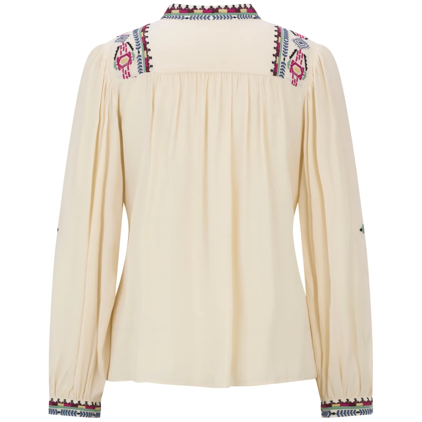 Boho-Bluse mit Stickerei
