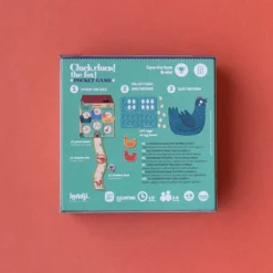Brettspiel Cluck-Cluck the Fox -Reisegröße