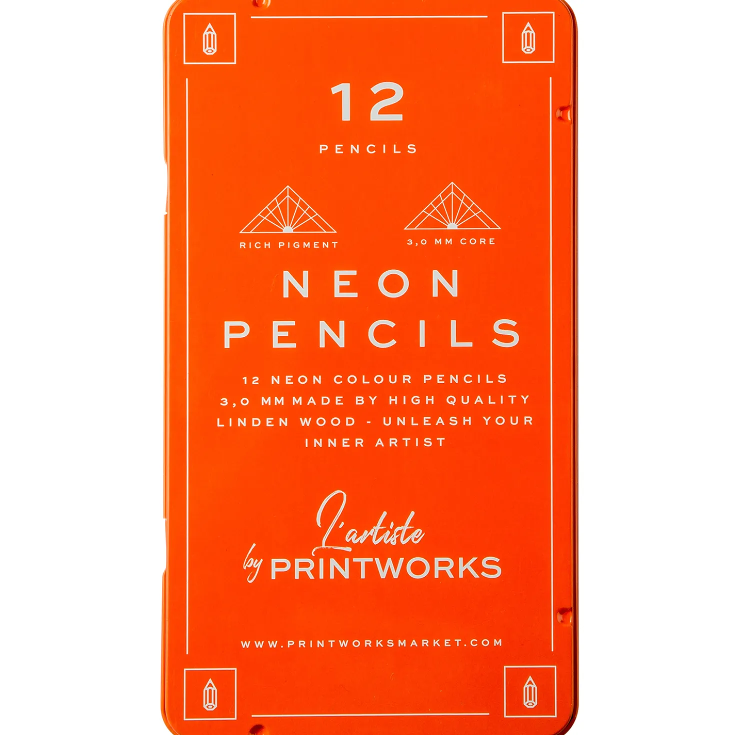12 Buntstifte - Neon