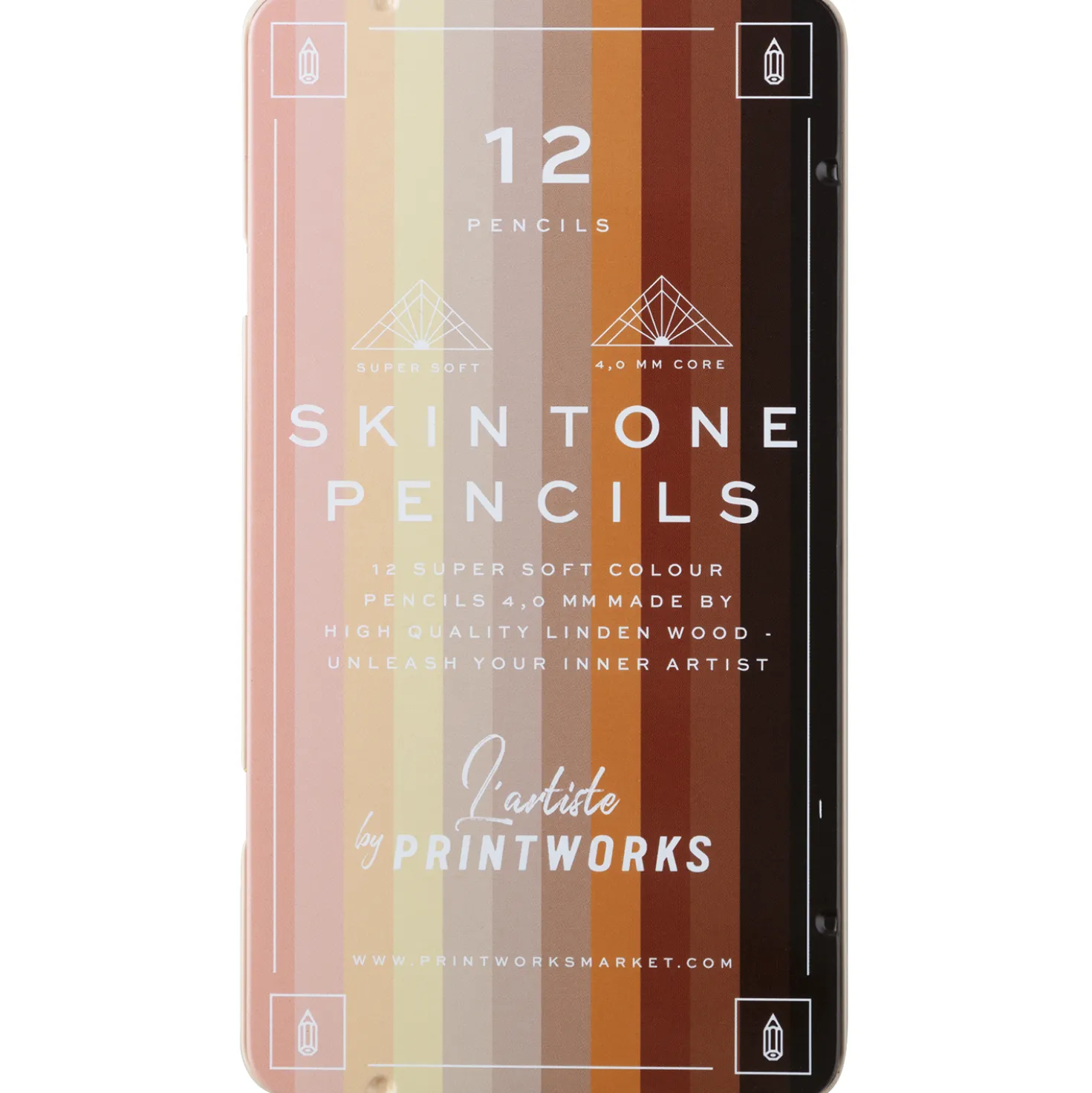 12 Buntstifte Skin Tone