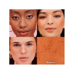 Butterfly Rouge in Orange mit Goldschimmer