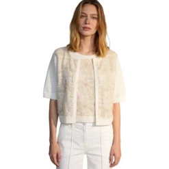 Cardigan mit pailletten