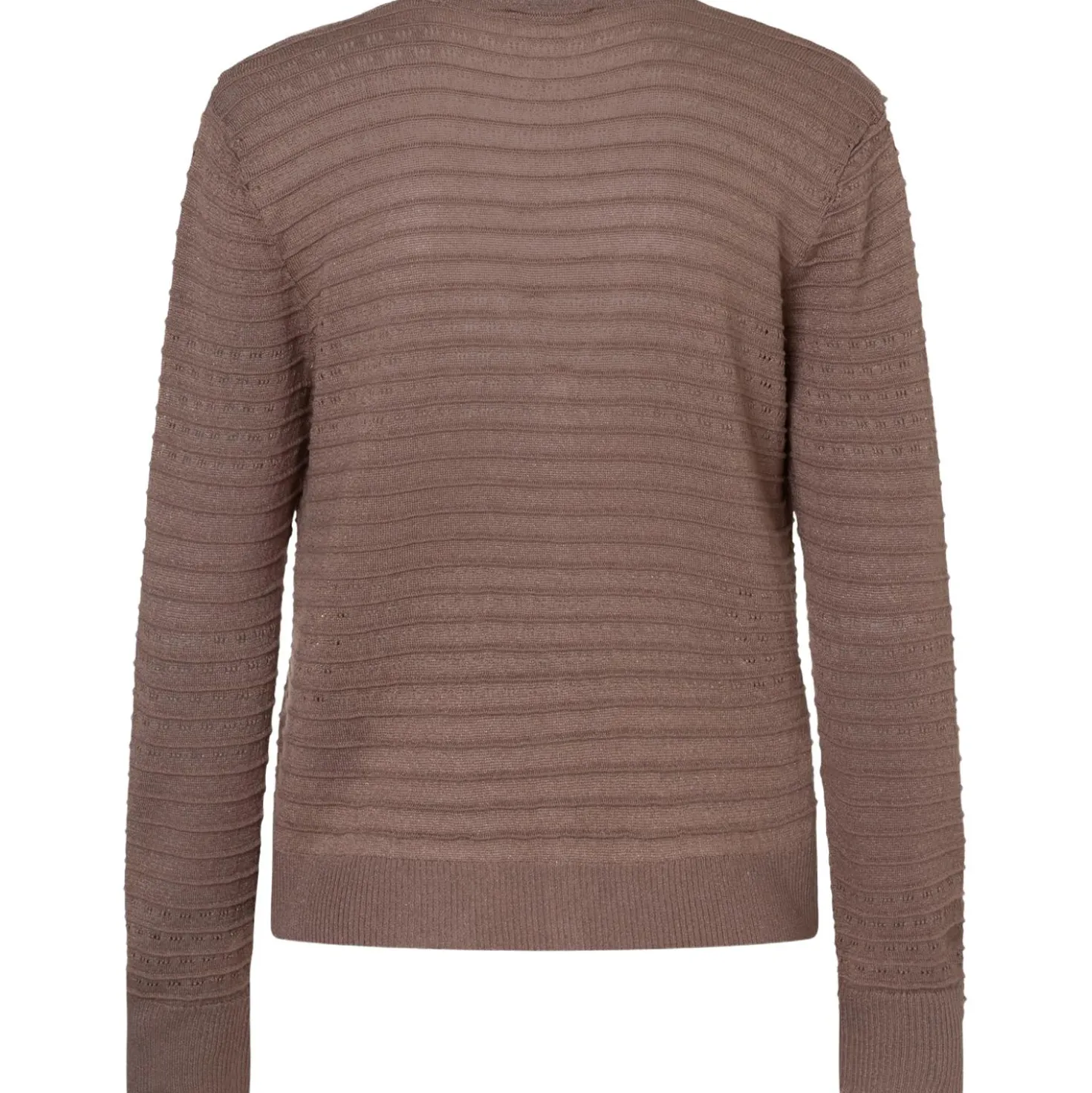 Cardigan mit streifen-struktur