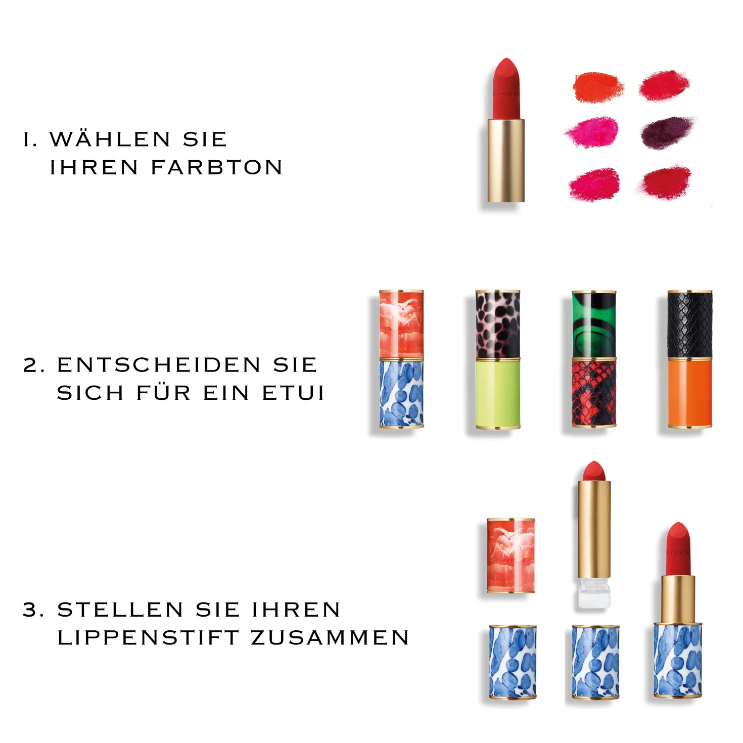 Clockwork Leather Lipstick Case