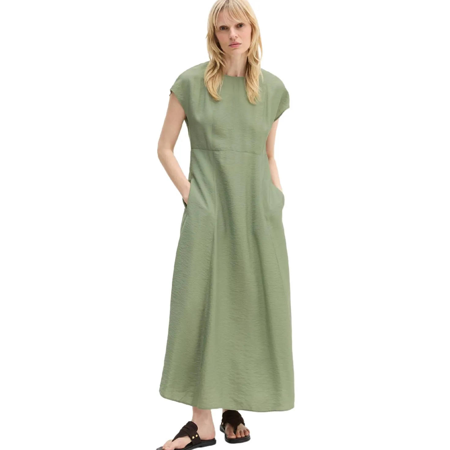 Crinkle-kleid regular