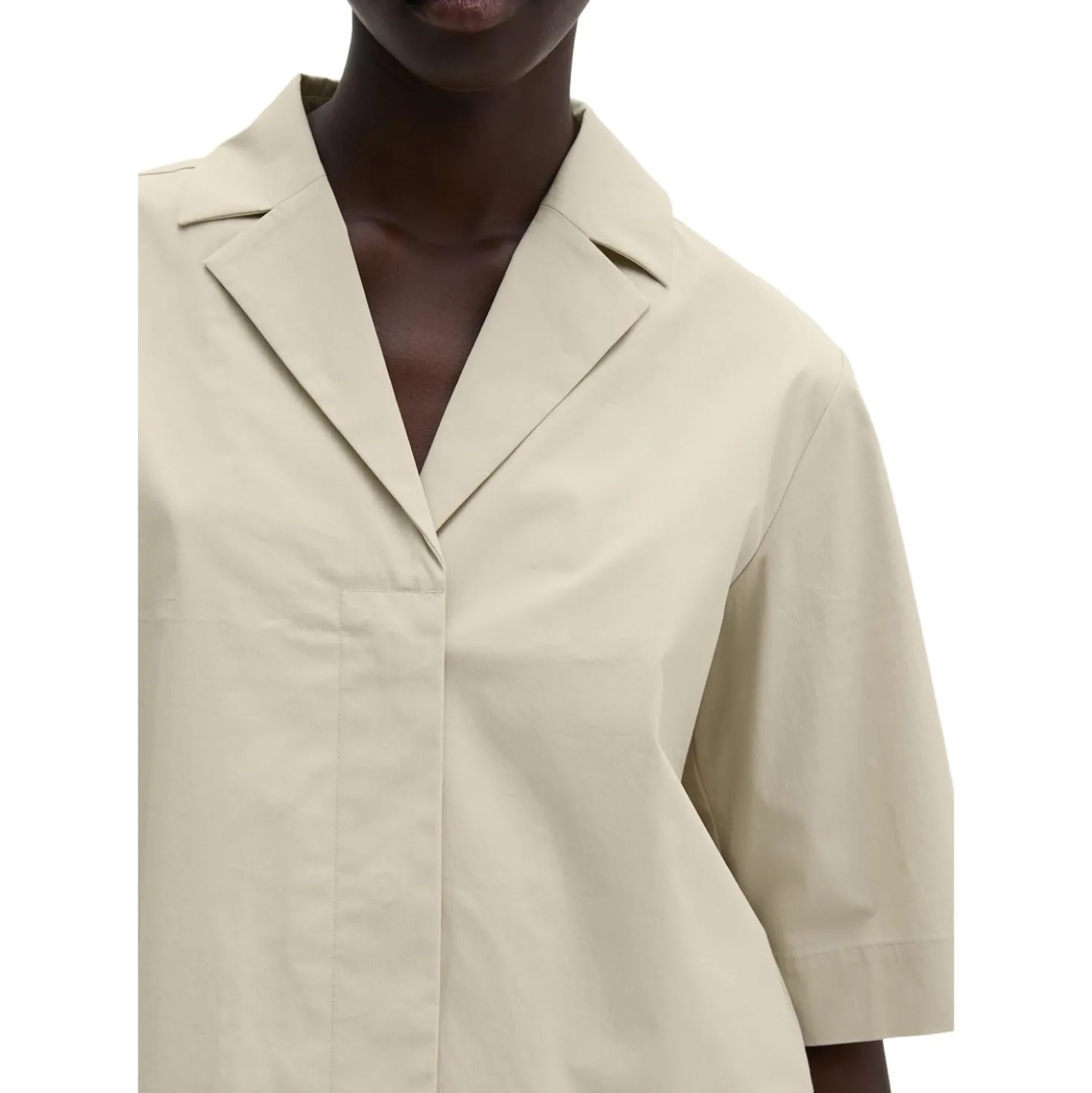 Crop-bluse relaxed