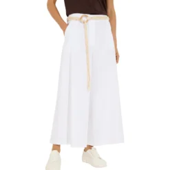 Culotte mit gürtel