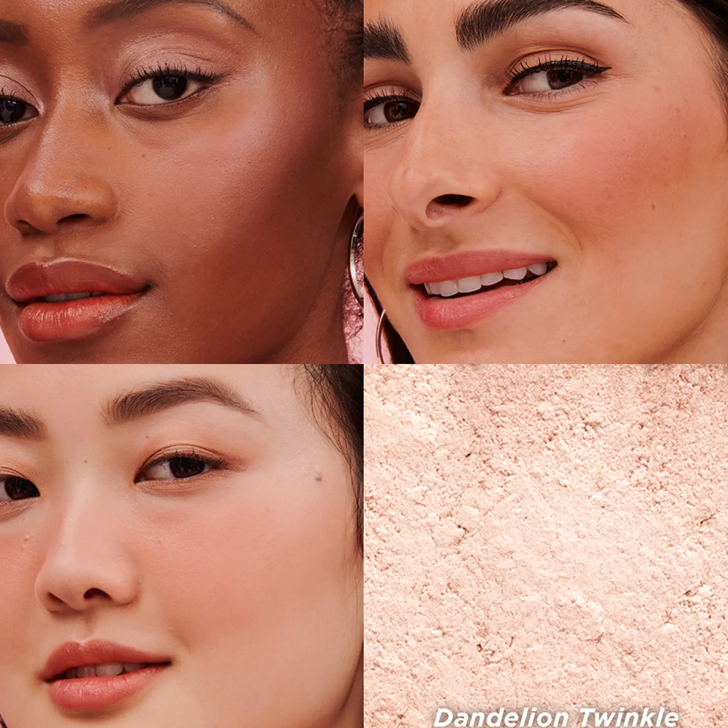 Dandelion Twinkle Mini Highlighter in zartem Rosé