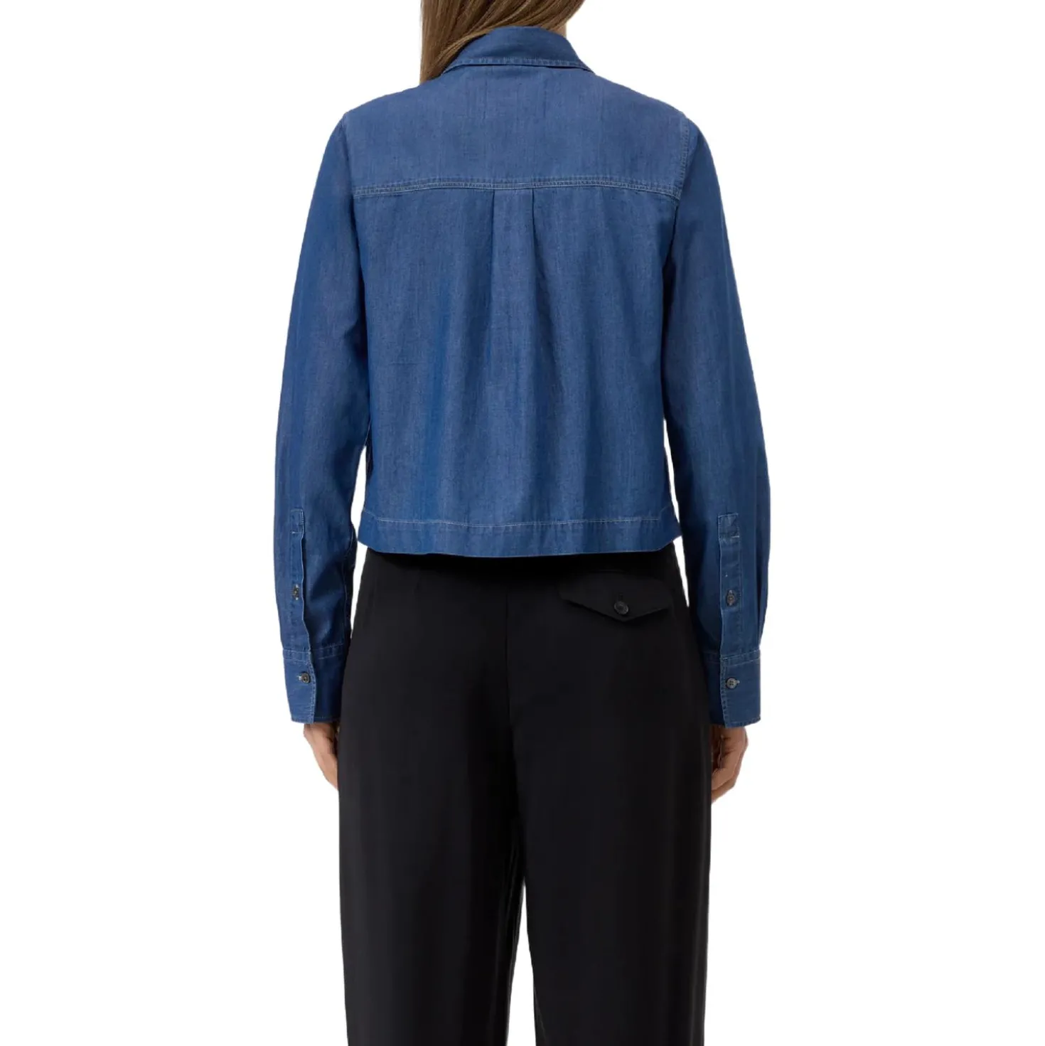 Denim-Bluse