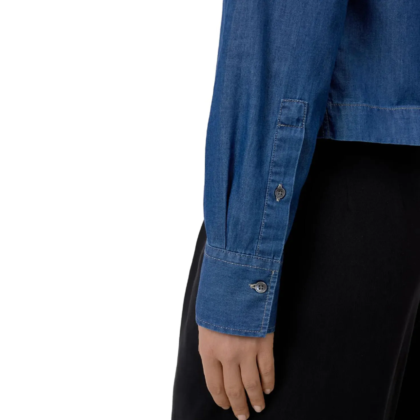 Denim-Bluse