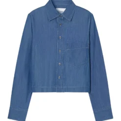 Denim-Bluse