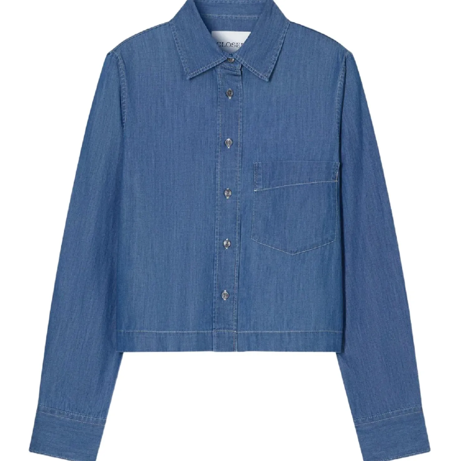Denim-Bluse