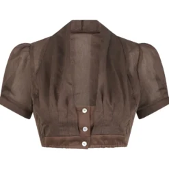 Dirndlbluse Delphine Brown