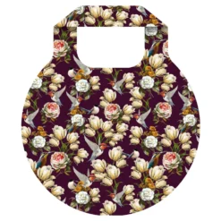 Easy Bag Round XL Eisvogel Bordeaux
