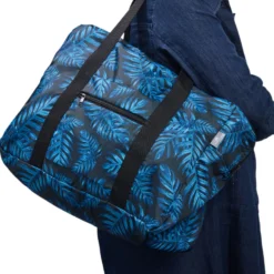 Easy Travelbag Philodendron blau