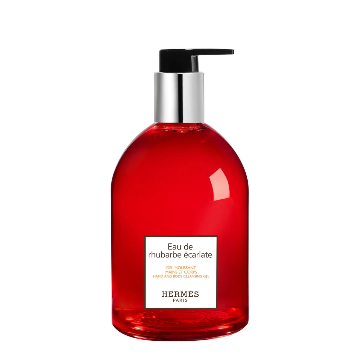 Eau de rhubarbe écarlate, Schaumgel für Hände und Körper