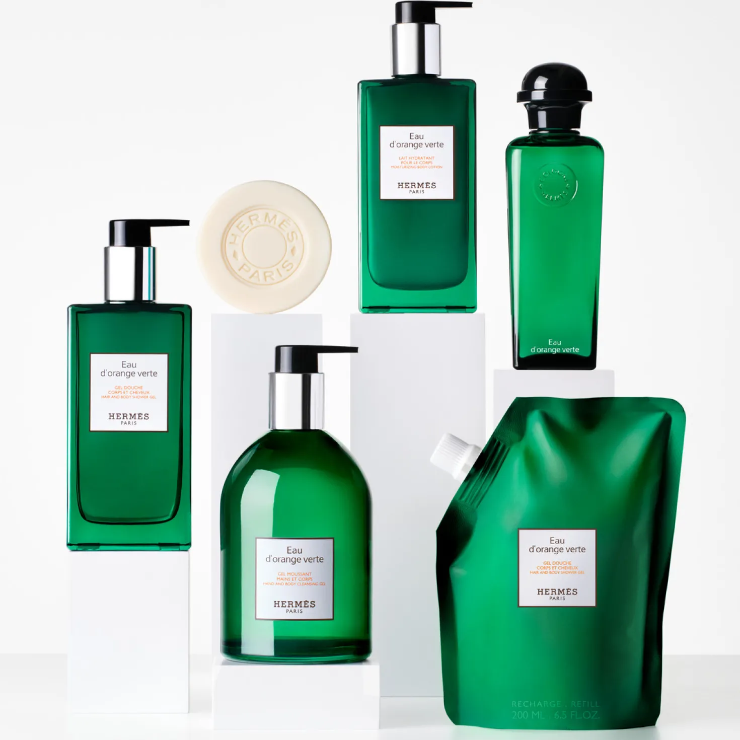 Eau d'orange verte, Nachfüllset Duschgel für Körper und Haar