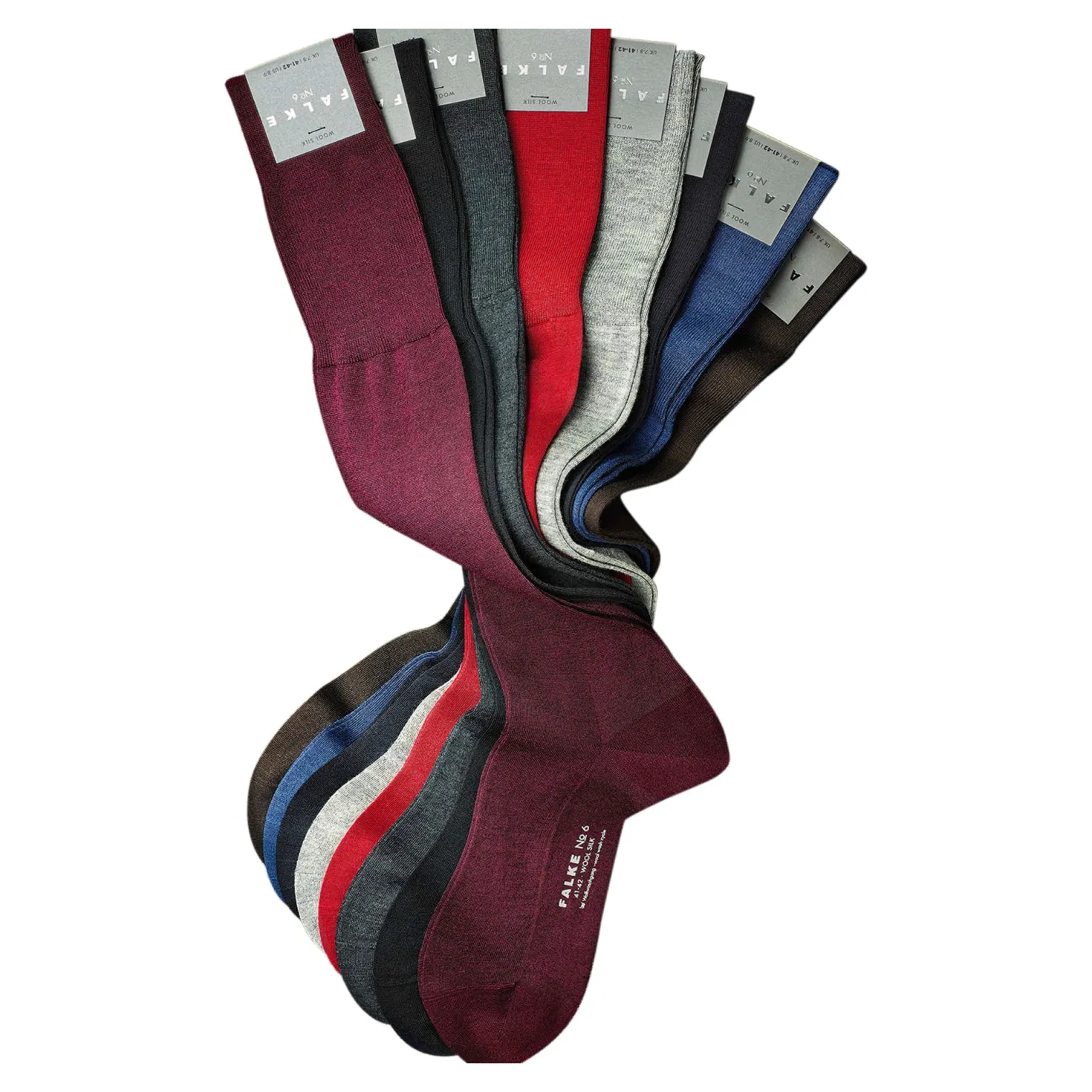Falke No. 6 Finest Merino & Silk Kniestrumpf