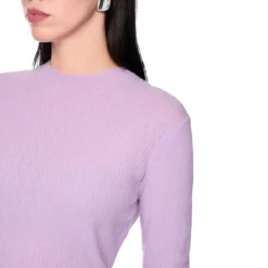 Feinstrickpullover mit strukturmuster
