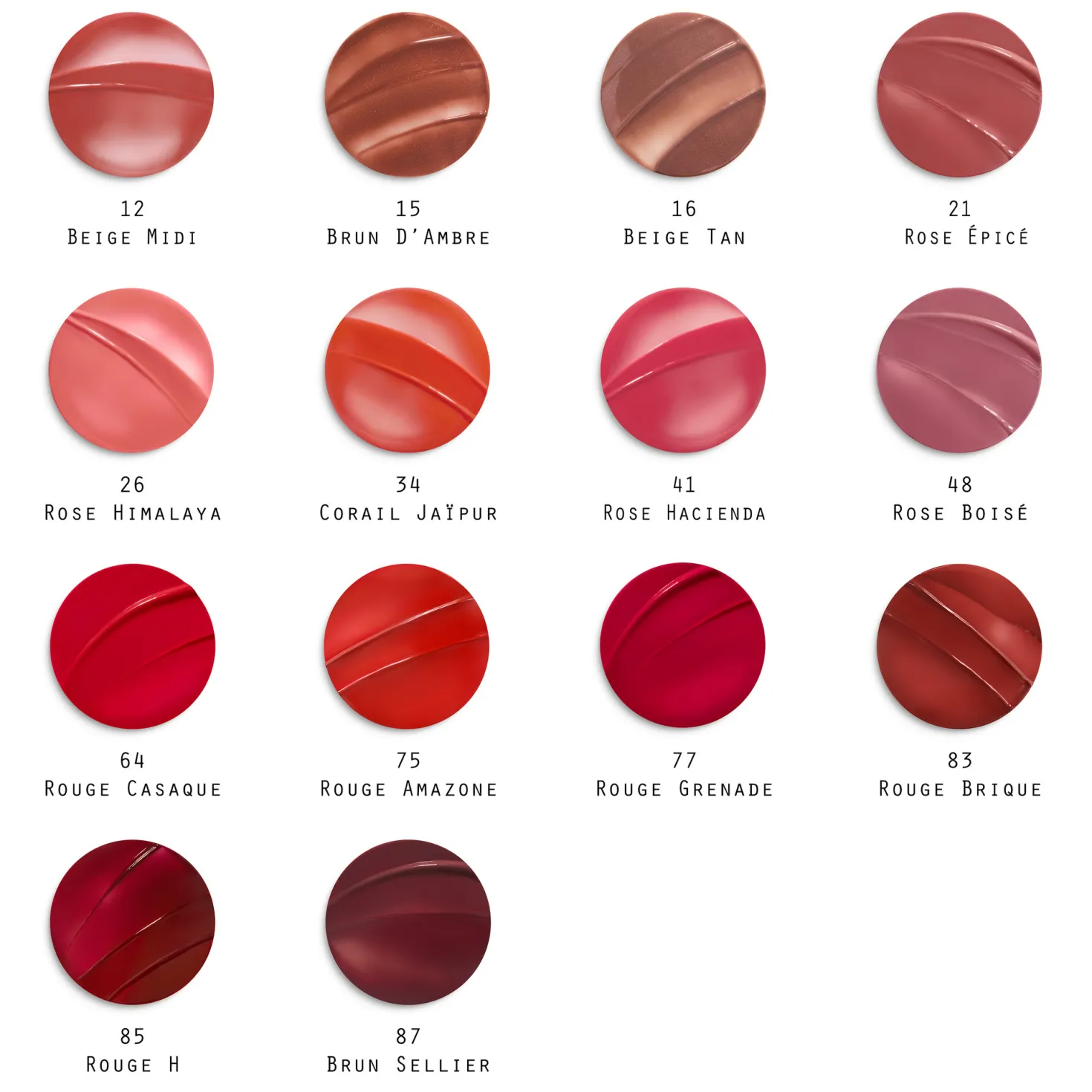 Glänzender Lippenstift Silky, Brun Sellier