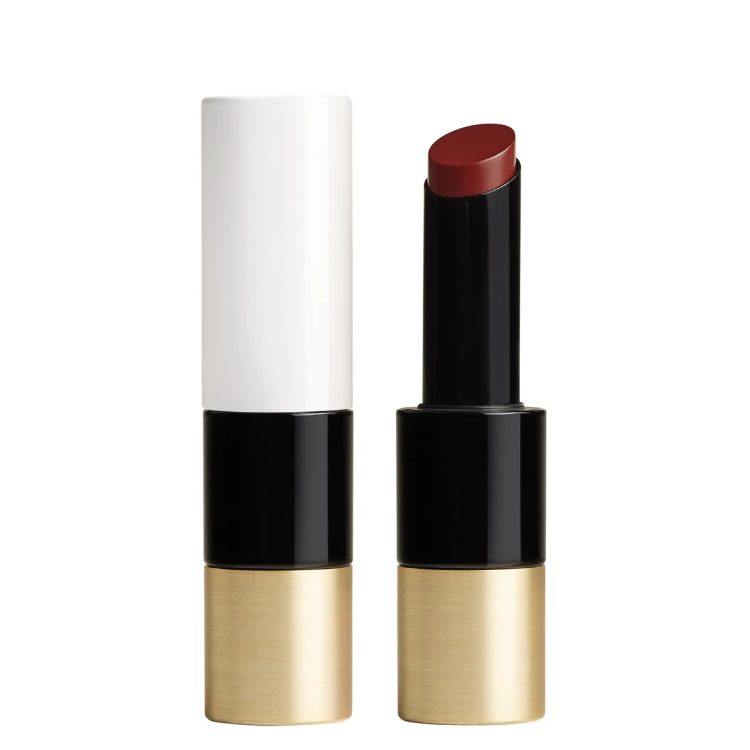 Glänzender Lippenstift Silky, Brun Sellier