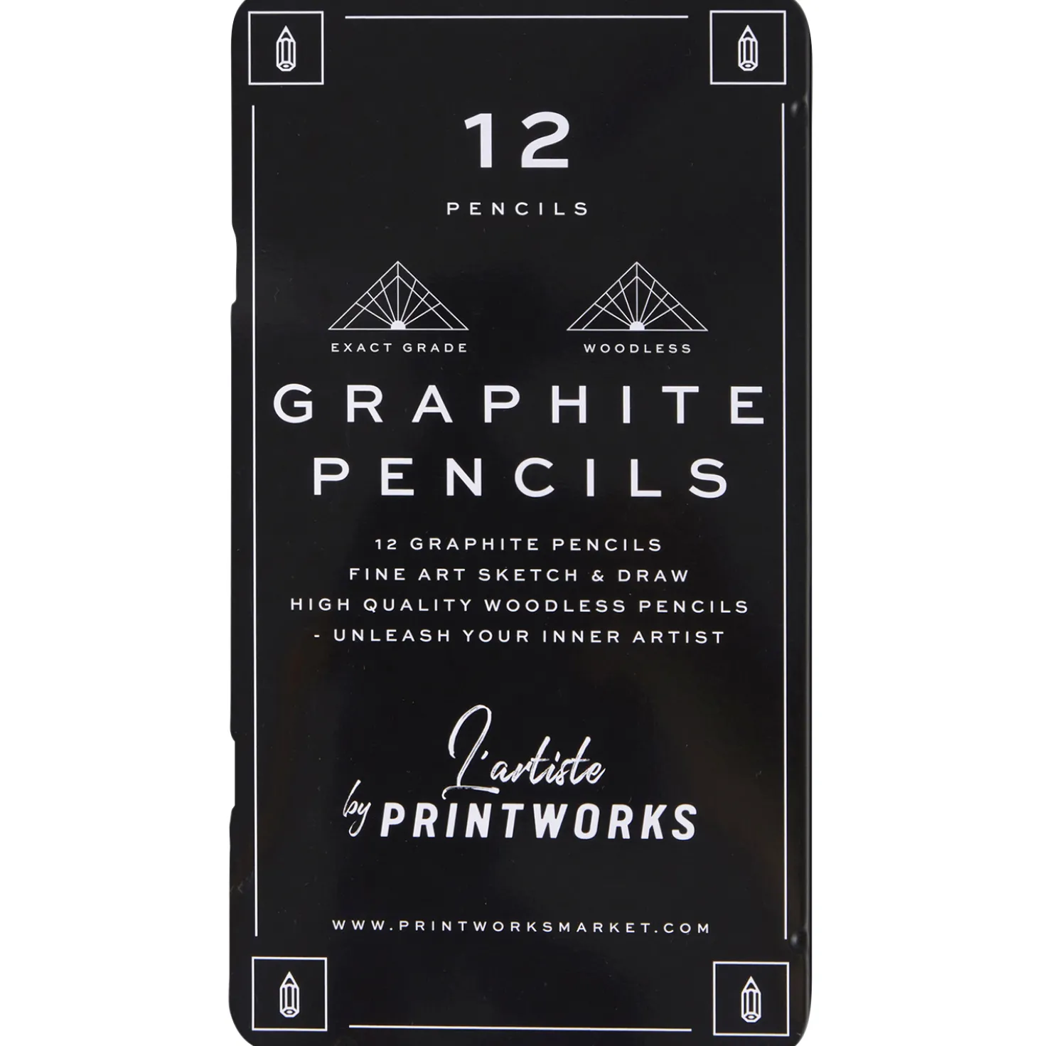 12 Graphit Stifte