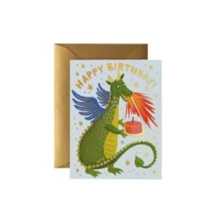 Grußkarte Birthday Dragon