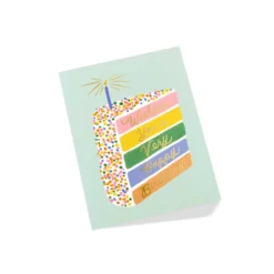 Grußkarte Cake Slice Birthday