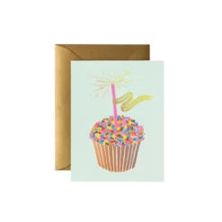 Grußkarte Cupcake Birthday