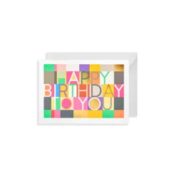 Grußkarte Happy Birthday To You