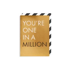 Grußkarte You're One In A Million