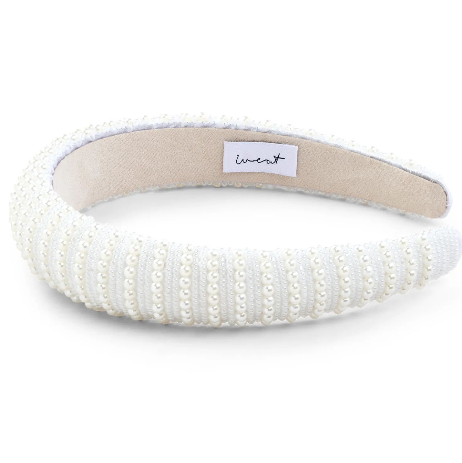 Haarreif White Small Pearl